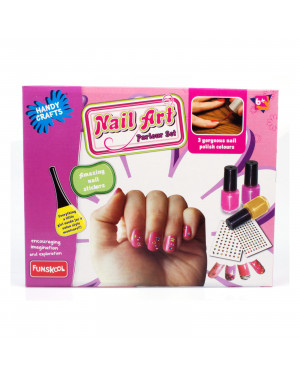Funskool Nail Art Parlour Set ,Manicure Kit , Pamper your nails , 6 years + , Art Kit