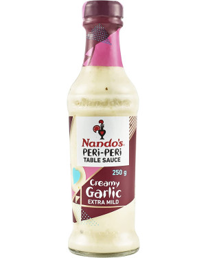 Nando's Peri Peri Table Sauce Creamy Garlic Extra Mild 250g