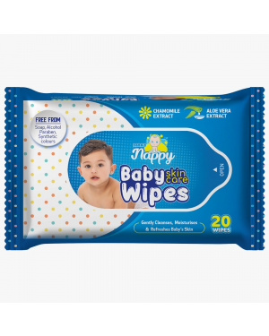 Baba's Nappy Baby Skin Care Wipes 20 Wipes