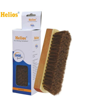Helios Natural Hair Leather Shoe Brush