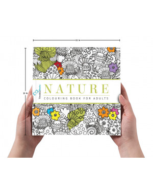 Nature - Adults Colouring Book with Tearout sheet by Team Pegasus