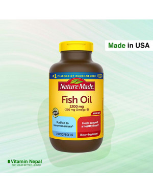 Nature Made 1200mg Fish Oil – 200 Softgels