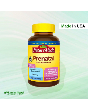 Nature Made Prenatal Folic Acid + DHA -150 Softgels