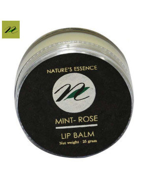 Nature's Essence Mint- Rose Lip Balm 25gm