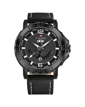 Naviforce Casual Quartz Watch Leather Strap-NF9122 
