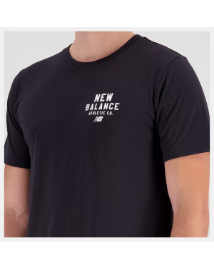 New Balance Mt31906 BK - Sport Core Graphic Cotton Jersey Short Sleeve T-shirt