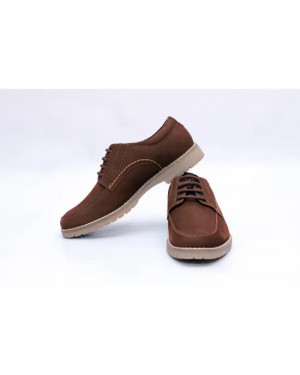 NECO Classic Brown Genuine Leather Lace-up Shoes For Men's
