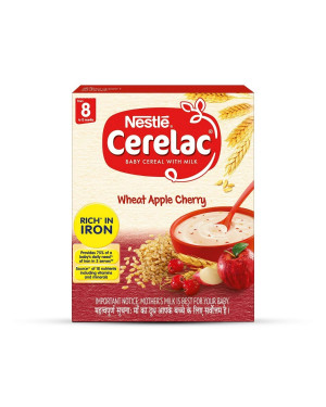 Nestle Cerelac Wheat Apple Cherry Baby Cereal 300 Gm