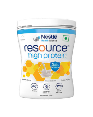 Nestle Resource High Vanilla Flavor Protein - 400g Pet Jar Pack 