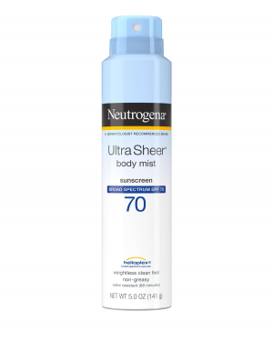 Neutrogena Ultra Sheer Lightweight Sunscreen Spray, SPF 70, 141g