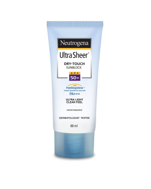 Neutrogena Ultra sheer Sunscreen, SPF 50+, Ultra light, For Oily And Dry Skin-88ml