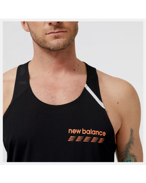 New Balance Accelerate Pacer Singlet Mt31240 BK