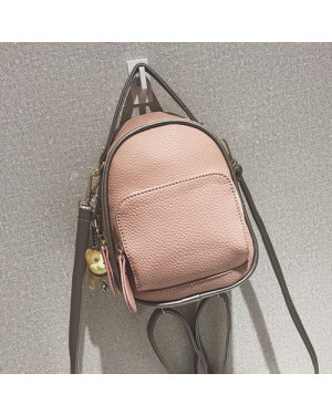 Cute Pu Leather Front Pocket Stylish Ladies Handbags Crossbody Bags Pink 41001732 