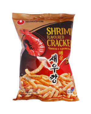 Nongshim Shrimp Crackers Hot & Spicy 75gm