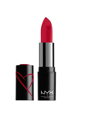 NYX PROFESSIONAL MAKEUP Shout Loud Satin Lipstick, Infused With Shea Butter-True Red
