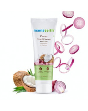 Mamaearth Onion Conditioner for Hair Growth & Hair Fall Control with Coconut Oil 25ml
