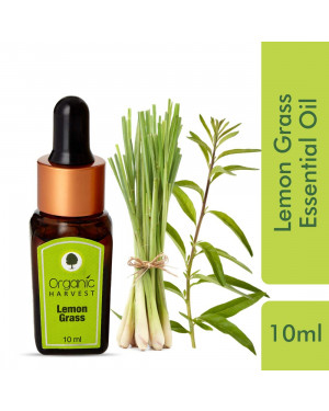 Organic Harvest Lemon Grass Essential Oil - 10ml