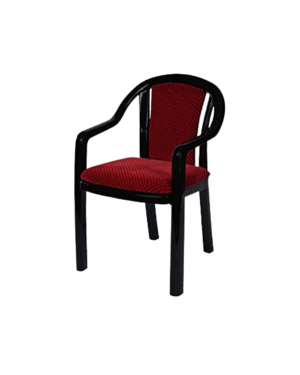 Supreme Ornate Chair(Black & Maroon)
