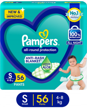 Pampers Diaper Pants - S (56 Pieces)