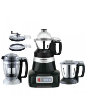 Panasonic MX-AE390BLK Monster 750W Black Mixer Grinder with 3 Stainless Steel Jars