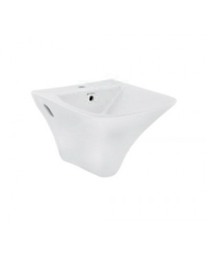 Parryware Apollo Integerated Wash Basin With Pedestal White - C8986
