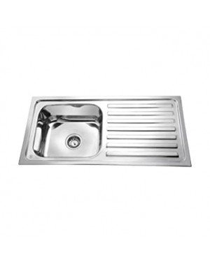 Parryware Eco Bowl With Big Drain Board Folded Edge - Gloss Finish C856881 