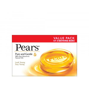 Pears 3 In 1 Pure & Gentle Soap Bar 125gm