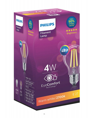 Philips Led 4 W A60 Filament Bulb