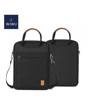 WiWU Pioneer 12.9 Inch Tablet Bag Laptop Sleeve Case Protective Ipad Multifunctional Carrying Handbag-black