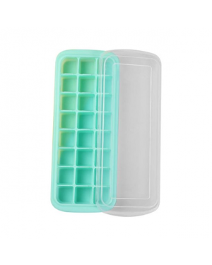 Laughing Buddha - Plastic Ice Tray with Cover 24 Cubes