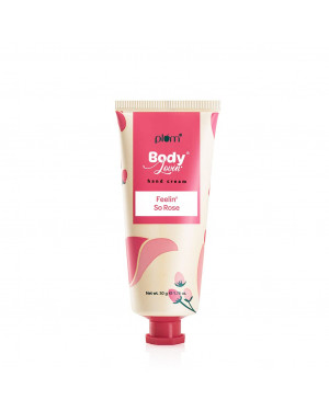 Plum BodyLovin' Feelin' So Rose Hand Cream | All Skin Types | Non-Greasy | Rose Fragrance | Silicone & Paraben Free | 100% Vegan | Cruelty-Free