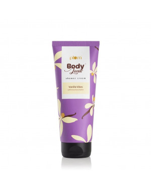 Plum BodyLovin' Vanilla Vibes Shower Cream (Body Wash) | Super-Moisturising | Ideal for Winters | Meant for Dry & Sensitive Skin | Sulphate-Free
