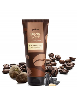 Plum BodyLovin' Coffee Wake-a-ccino Shower Cream (Body Wash) | Super-Moisturising | Ideal for Winters | Meant for Dry & Sensitive Skin | Sulphate-Free