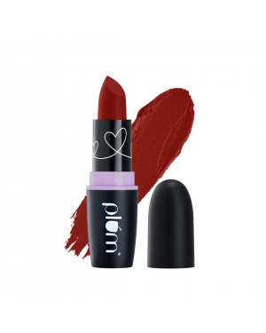 Plum Matterific Lipsticks 130 - Bold School | Highly Pigmented | Nourishing & Non-Drying | 100% Vegan & Cruelty Free