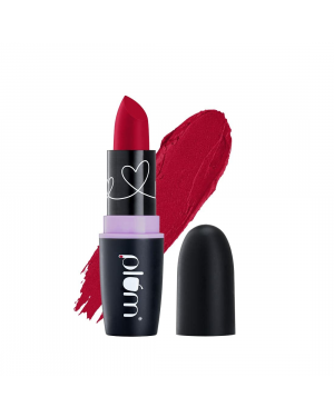 Plum Matterific Lipsticks 140 - Fire Away | Highly Pigmented | Nourishing & Non-Drying | 100% Vegan & Cruelty Free