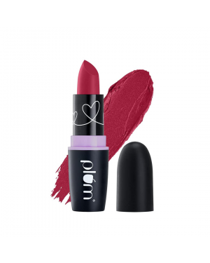 Plum Matterific Lipsticks 125 - Go Rouge | Highly Pigmented | Nourishing & Non-Drying | 100% Vegan & Cruelty Free