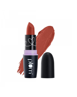 Plum Matterific Lipsticks 124 - Pluse Hour | Highly Pigmented | Nourishing & Non-Drying | 100% Vegan & Cruelty Free