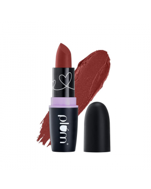 Plum Matterific Lipsticks 126 - Upside Brown | Highly Pigmented | Nourishing & Non-Drying | 100% Vegan & Cruelty Free