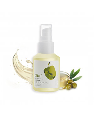 Plum Olive & Macadamia Nutri-Shield Pre-Shampoo Hair Oil | 8 Natural Oils Blend for Dry, Dull, Damaged Hair | Lightweight | Silicone Free,100% Vegan | 90ml