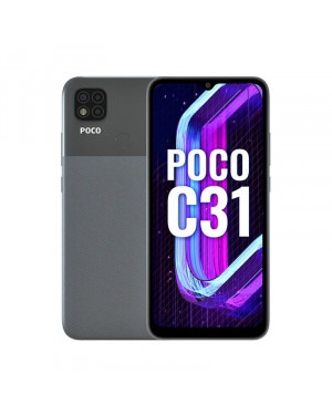 POCO C31 4GB RAM 64 GB Storage Mobile Shadow Gray