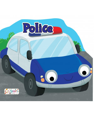 Police Shaped Baby Board Book by Team Pegasus