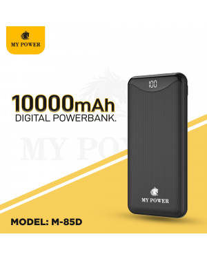 My Power Digital Powerbank M-85 10000mah, Slim Powerbank