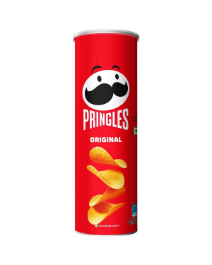 Pringles Original Potato Chips - Classic Salted Flavoured, 107 g 