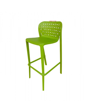 Supreme Designer Pub Plastic Chair (M. Green)
