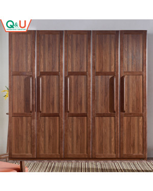 Q&U Furniture - Norway Forest Design 5 Door Wardrobe - 61006