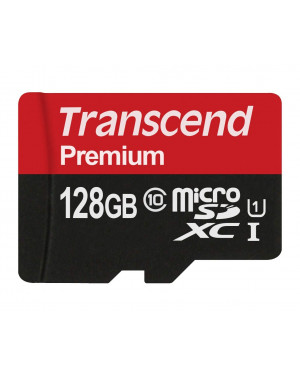 Transcend 128GB Class 10 / UHS-I U1 MicroSD Memory Card