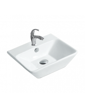 Hindware Quadra 91084 Table Top Wash Basin 43 × 42 × 15 cm