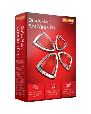 Quick Heal Antivirus Pro Latest Version - 3 PC, 1 Year