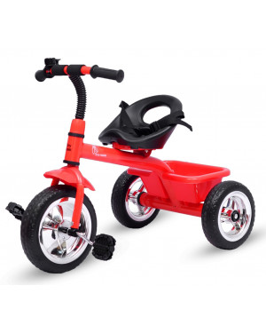 R for Rabbit Tiny Toes Tricycle for Kids of 1.5 to 5 Years with Storage Basket, Bell and Seat Belt 
