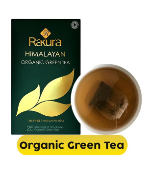 Rakura Himalayan Organic Green Tea 25 Teabags